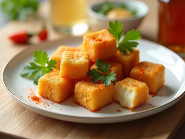 Bouchées de fondue au fromage fondant