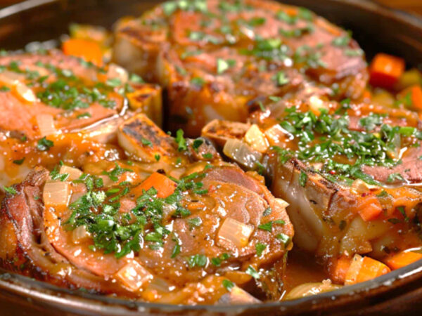 Osso Bucco de porc du Québec cuisson lente sous vide